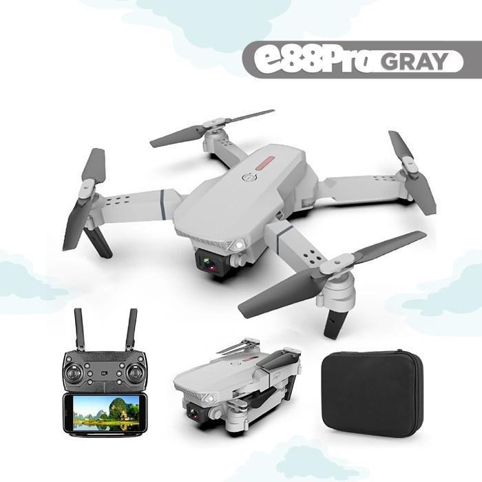 Drone E88Pro 4K Ultra Hd Foldable Drone Lipat Single Camera