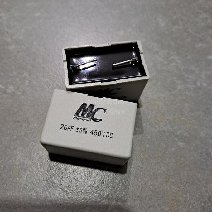Kapasitor Kawat 20Uf 450 Vdc Terbatas