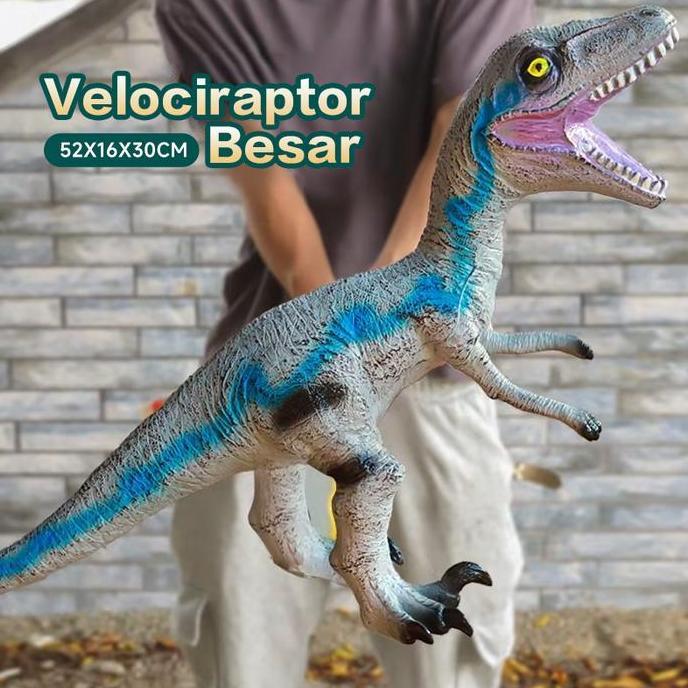 Play- Mainan Dinosaurus Besar Mainan Dinosaurus Karet Lunak Besar Suara