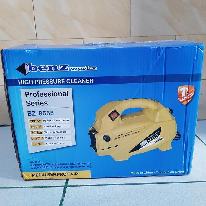 Terbaik Mesin jet cleaner steam cuci mobil motor AC high pressure Benz BZ8555 Terimakasih
