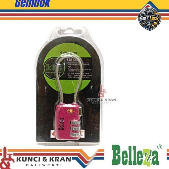 Gembok Koper Bellezza PLK BLZ 719 Nomor COLOUR TSA