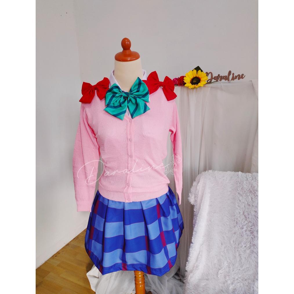 Kostum Cosplay Seifuku Nico Yazawa Anime Love Live High Quality Diskon