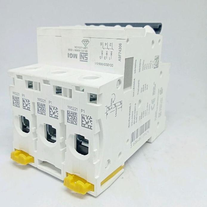 Mcb Schneider 3Phase 50A Ic60N A9F74350/Mcb Schneider Original Mcb Schneider 50Ampere