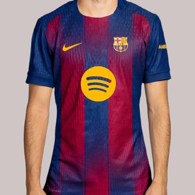 * JERSEY BOLA ORIGINAL BARCELONA FCB HOME PLAYER ISSUE ADV 25/26 *