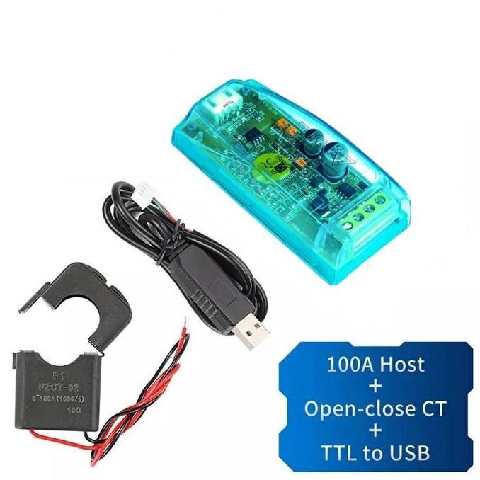 Peacefair Pzem-004T Ac Communication Box Arduino Monitoring 6In1 Kwh Wattmeter 100A Pzem004 Pzem004T