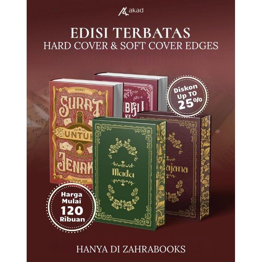 Bugivaiylee - EDISI TERBATAS EDGING HARDCOVER ,MADA,MAHAJANA,SURAT UNTUK JENAKA,KEMBALI KEBATIVIA