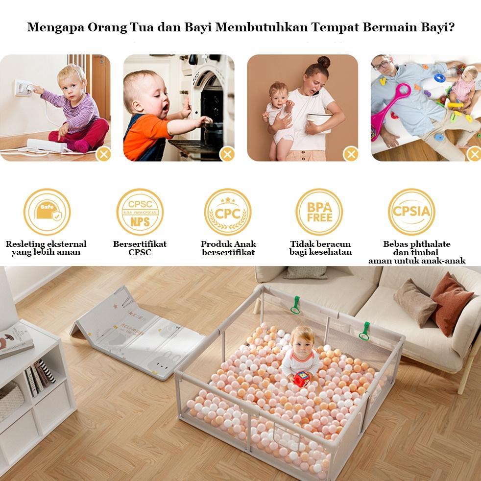 Pagar Bayi Bermain  Pembatas Kasur Pagar Mainan Anak Playground Anak pagar kasur pengaman bayi pagar
