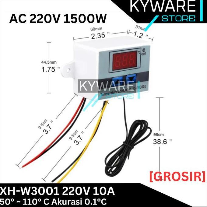 Long- Xh W3001 Dital Thermostat Xh-W3001 Temperature Controller Ac 220V