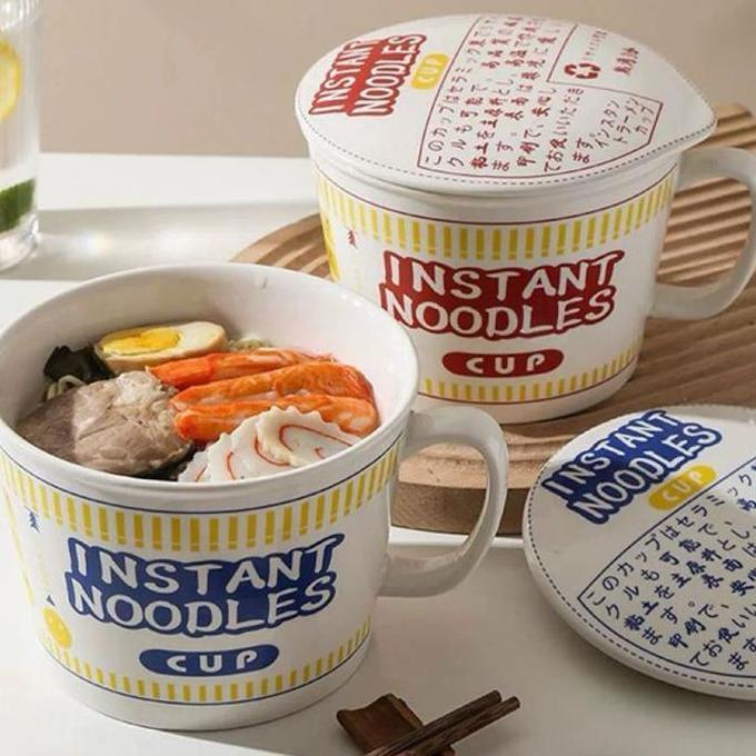Mug Keramik Cup Noodle / Gelas Mie Instant unik HSS