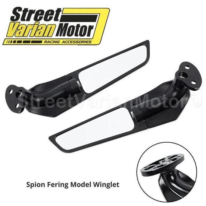 SPION WINGLET FERING MODEL STEALTH COCOK UNTUK MOTOR ZX25R R15 NINJA 250 FI NEW 2018 NINJA 250 FI OL