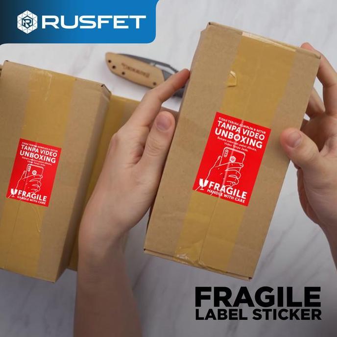 Cuy- Sticker Unboxing Fragile Sticker Fragile Sticker Label Video Unboxing