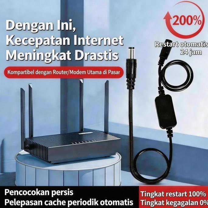 Router kabel restart otomatis wifi 24-hour reboot pengatur waktu penguat sinyall ruter wifi jarak ja