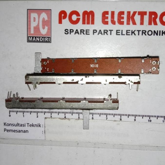POTENSIO FENDER 10 K MONO GESER 7.5CM 10K B103 103 B10 K 2 X 1 PCMED