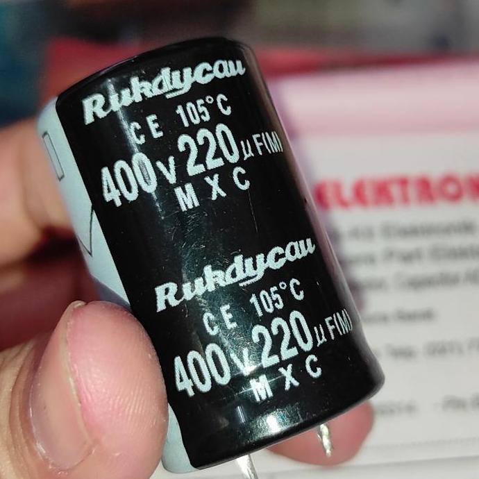 220UF 400V ELCO CAPACITOR 220 UF 400 V PCMED