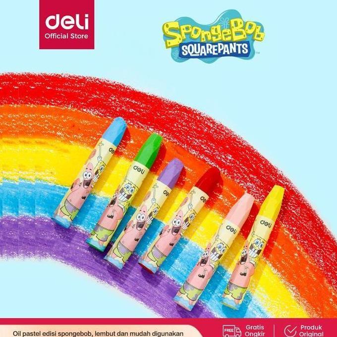 Yone- [Deli X Spongebob] Special Maksan - Set Colng Spongebob Paket Mernai, Pensil Rna Spongebob + K