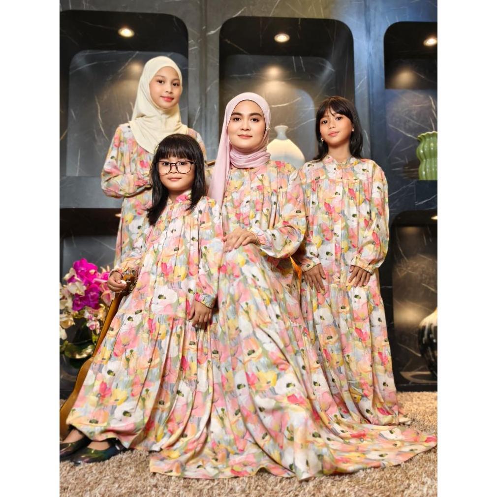 Flash Sale Gege Couple Gamis Ika Gamis Couple Ibu Dan Anak Gamis Couple Fashion Muslim Wanita