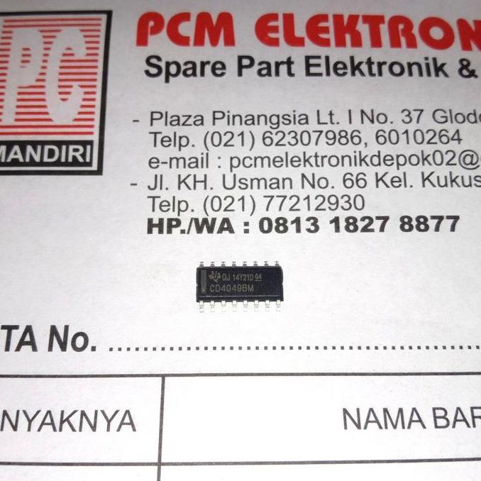 SMD IC CD4049BM CD 4049BM CD4049 BM CD 4049 BM PCMED