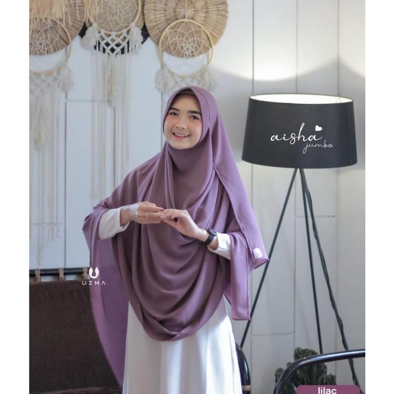 Trending Aisha Instan Size Jumbo Ori Uzma Hijab (Pasmina Instan / Pastan)