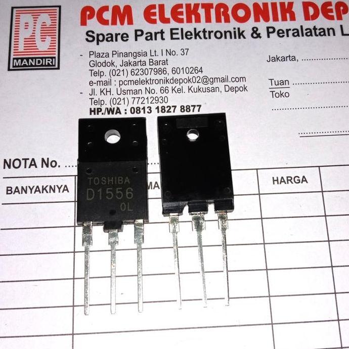 HORIZONTAL TV D1556 2SD1556 2 SD1556 TRANSISTOR ORIGINAL TO247 PCMED