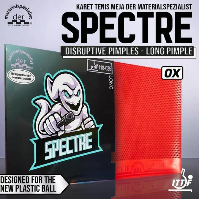 HARGA DISC - KARET TENIS MEJA BINTIK DER MATERIALSPEZIALIST SPECTRE ORIGINAL