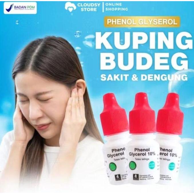 RAMERRAI Obat tetes telinga tinnitus tetes telinga berdengung