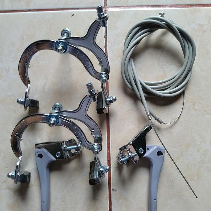 REM BMX U BRAKE SEPEDA MINI BRAKE SET U-BRAKE