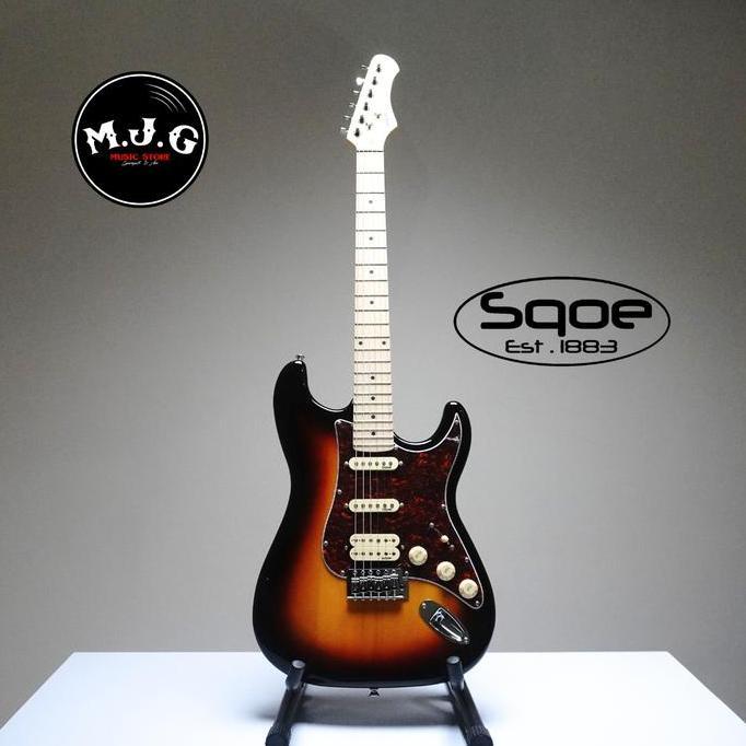 Gitar Elektrik Sqoe Sest250 Stratocaster Hss Sunburst