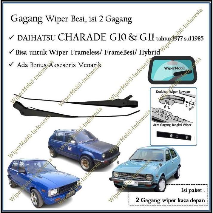TERLARIS GAGANG WIPER DAIHATSU CHARADE G10 G11 TAHUN 1977 1978 1979 1980 1981 1982 1983 1984 1985 