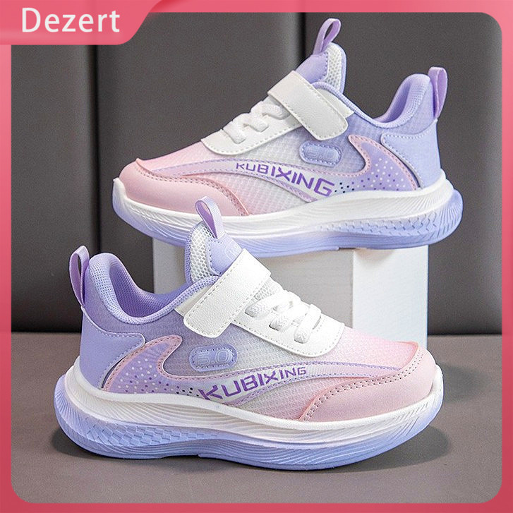 Dezert Sepatu Anak Perempuan Sneaker Fashion Perekat Velcro Premium Premium Umur 3-12 Tahun
