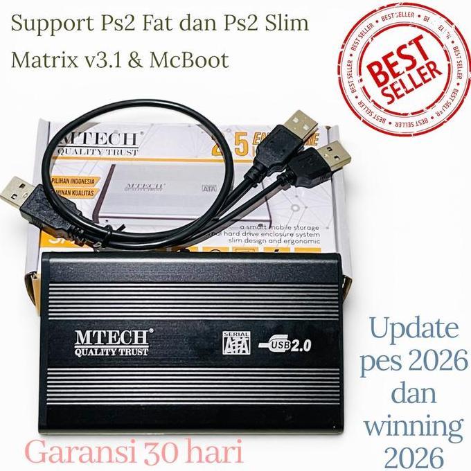 Hardisk / hdd eksternal ps2 500gb / 250gb / 160gb / 120gb full game ps2