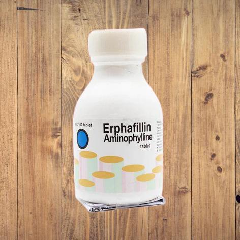 Pilihan Wajib Erphafillin 200 Mg Per Botol Isi 100 Tablet Aminophylline Tablet Obat Respirasi