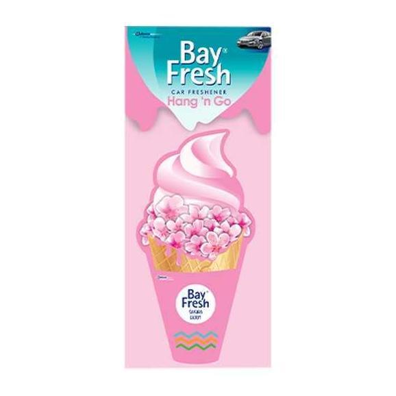 Allthebest- BAYFRESH HANG N GO SAKURA BLOOM - PENGHARUM MOBIL