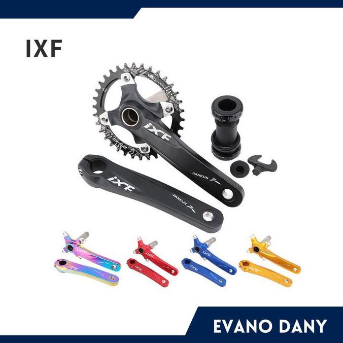 Crank Ixf Ht2 Jiankun Bcd 104 Include Bb Bcd104 Mtb Bmx Hybrid Ori