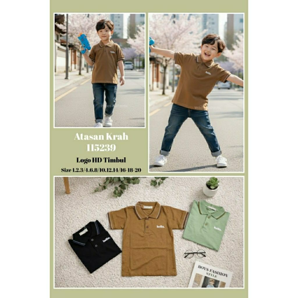 atasan kera anak WIBOS sz.6/8