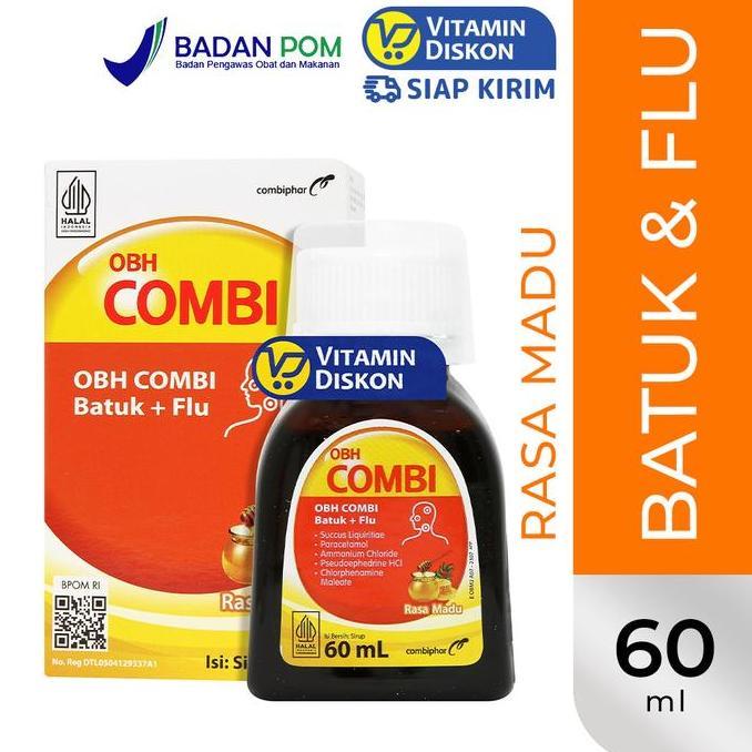 OBH COMBI BATUK FLU MADU - OBH COMBI BATUK FLU MADU