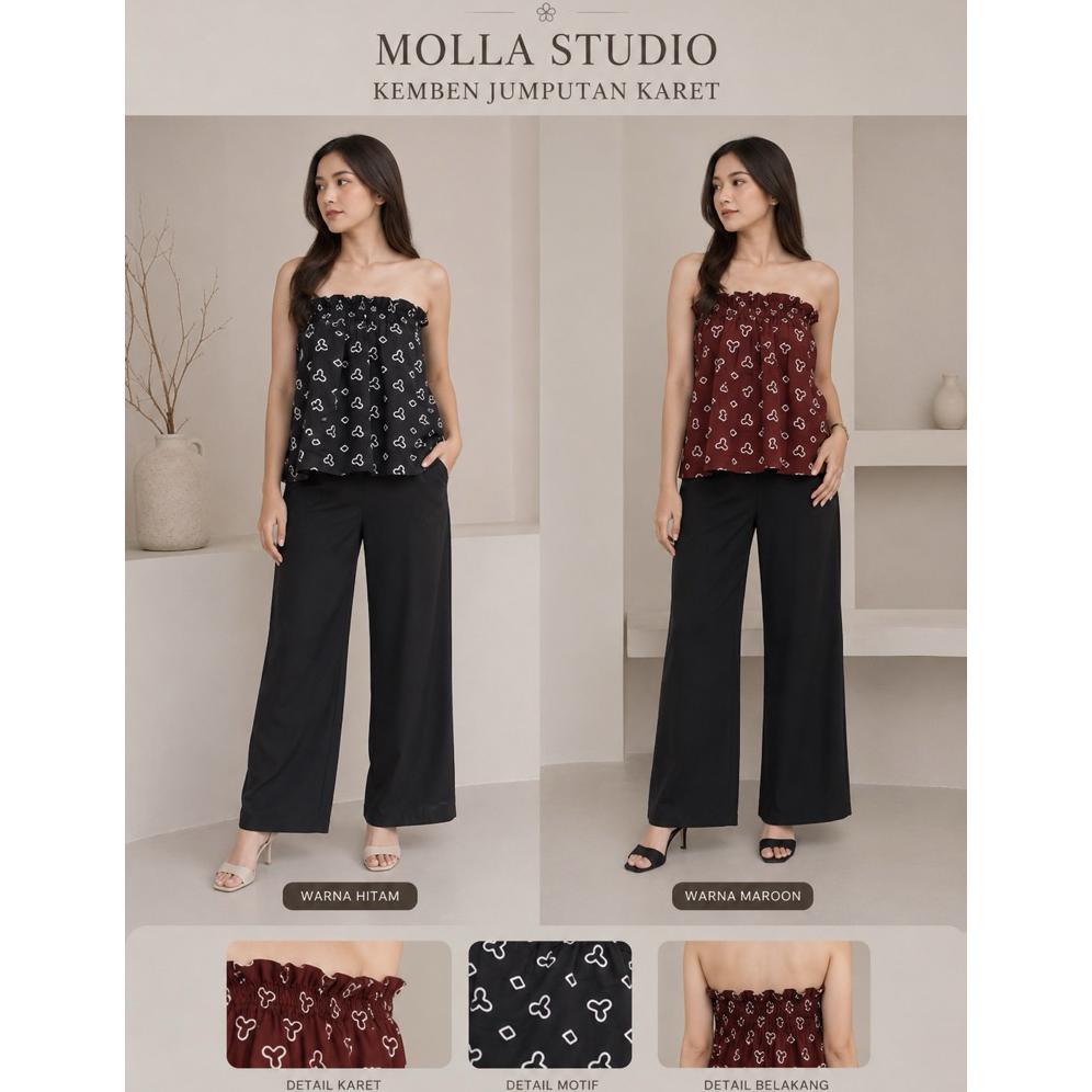Kemben Jumputan Karet| Croptop Jumputan