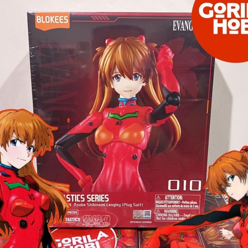Blokees Evangelion Fantastics Series Evangelion Asuka Shikinami Langley (Plug Suit) Figure Model Kit