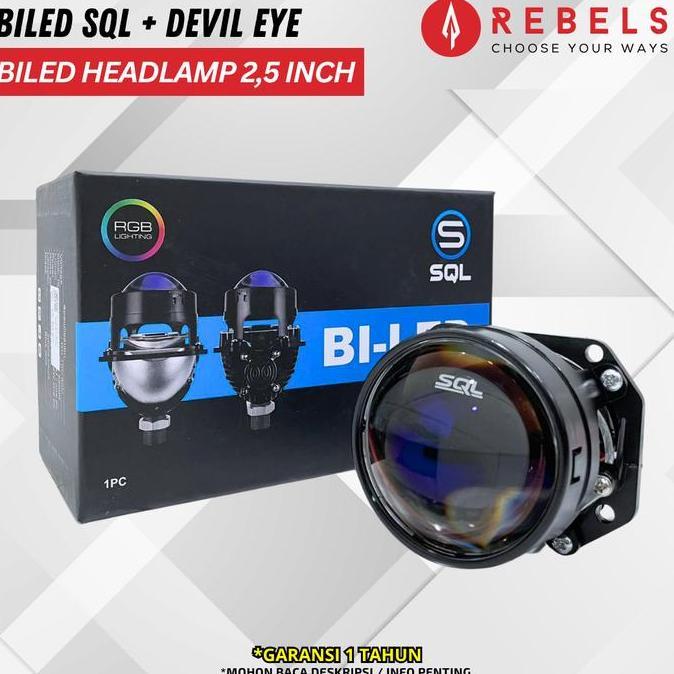 BILED SQL BILED 2,5 INCH LAMPU MOTOR LAMPU MOBIL