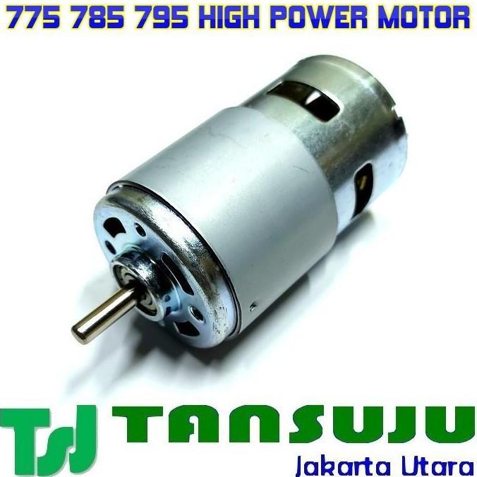 Terlaris, Dinamo 795 785 775 Dc Motor Kit Shaft 5Mm 12V-24V 8000-20000Rpm + Mandrel M10 + Bracket