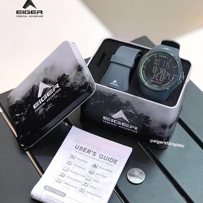 CUCI GUDANG Eiger Touch Digi TYP11528- Jam Tangan Pria Original