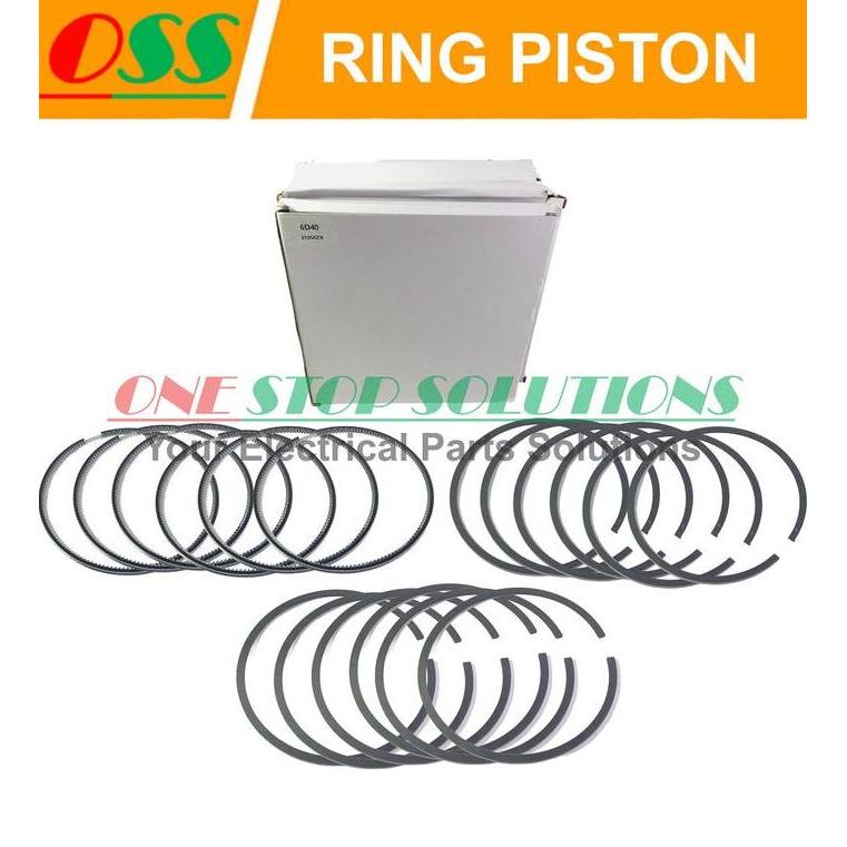 ELEMUI RING PISTON UNTUK ENGINE MITSUBISHI 6D40 1 SET
