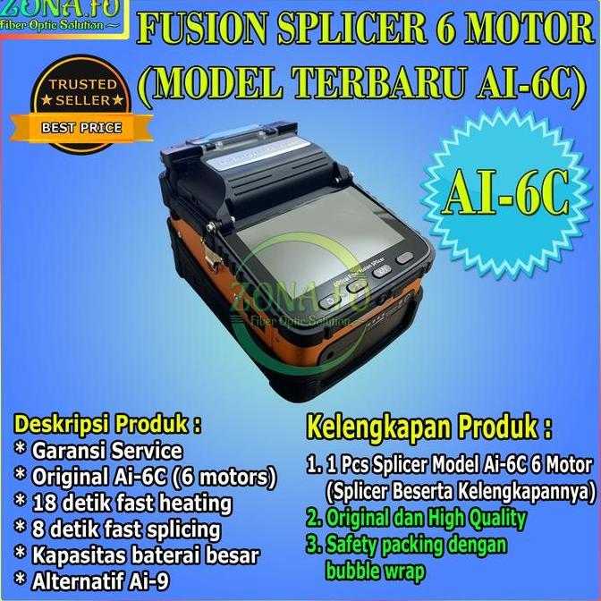 Wettre- Fusion Splicer Ai6C Fiber Optic Fusion Splicer Ai-6C Ai6 New