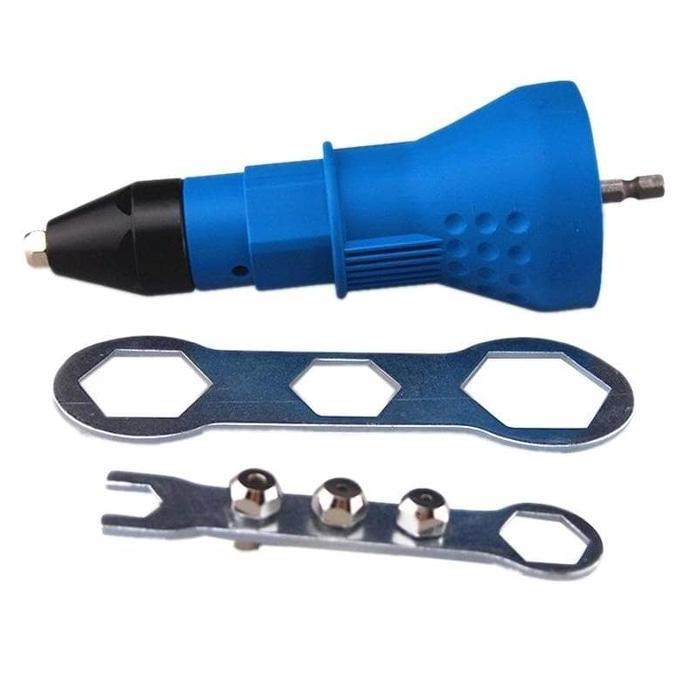 Tang Rivet Adapter Rivet Gun Portable Bor Cordless Tang Paku Rivet