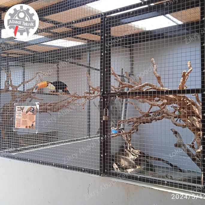 Sangkar Kandang Ternak Koloni Aviary Burung Toucan Kenari Pleci