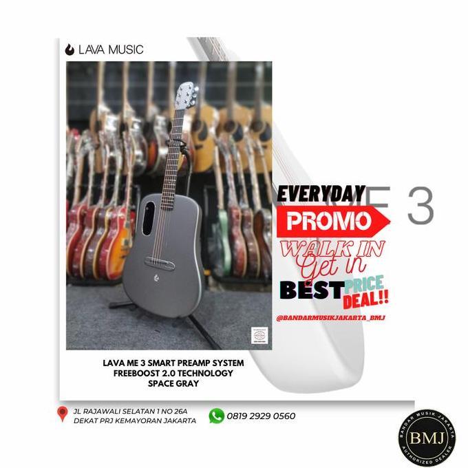 Terbaik LAVA ME 3 SMART GUITAR 38 inch BMJ Terimakasih