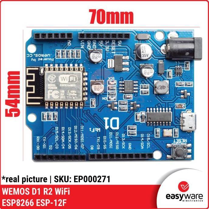 Kilat- New- Wemos D1 Wifi Esp8266 Development Board Wemos D1 Uno
