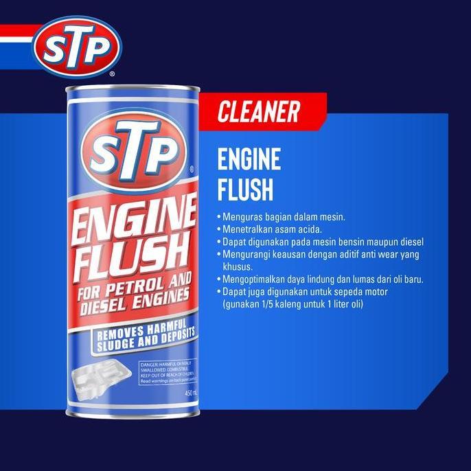 STP ENGINE FLUSH  Pembersih Mesin Mobil Motor