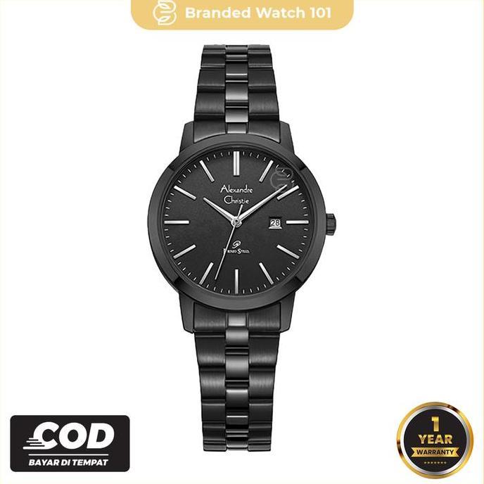 Bans- Jam Tangan Nita Alexandre Christie Ac 1007 / Ac1007 / 1007 Garansi Resmi 1 Tahun Rantai Stainl