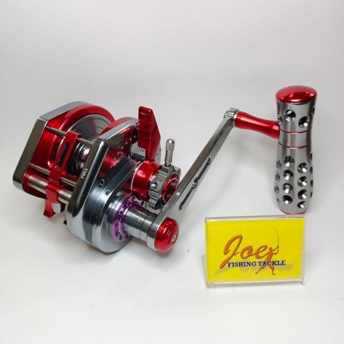 HARGA DISC - Wiki Master VIP3000H Turbo Knob Jigging Master Overhead + Docking Reel