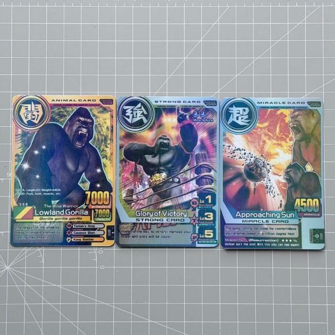 Kartu Animal Kaiser Plus + Lowland Gorilla Combo Set Copy Diskon
